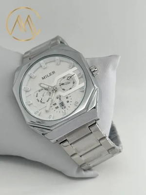 Miler Stainless Steel Quartz Dress Watch 30m Waterproof