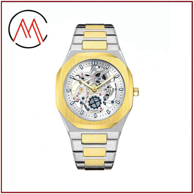 Hook Buckle Quartz Wrist Watch Featuring Laser Printing Logo