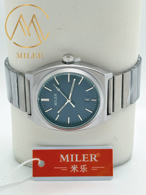 Manufacturer  Engraved Leather Quartz Black Band Mens Watches For Classic And Modern Versatility