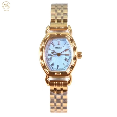 Custom Logo Quartz Wrist Watches Mixed With Gold And Silver
