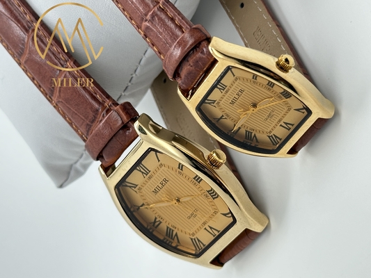 Fashionable and Simple Quartz Couple Watch Waterproof Wristwatch for Men and Women