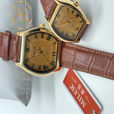 Supplier Upgrade Your Fashion Game With This Leather Strap Quartz Watch