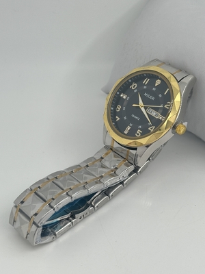Original Quartz Waterproof Wristwatch Dual Calendar Function Watch