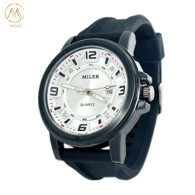 Fashion Casual Silicone Strap Waterproof Luminous  Date Display  Quartz Watches