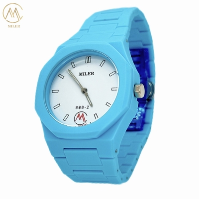 White Dial Modern Minimalist Sports Watches With Luminous Pointer For Men And Women