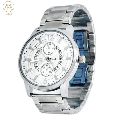 Hot Selling Mens Luxury Business Quartz Wristwatch  Chronograph Waterproof OEM/ODM Clock