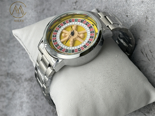 Fashionable Quartz Wrist Watch with Mineral Dial Window for Women