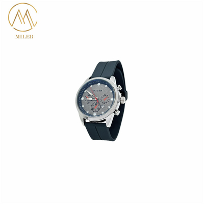 Factory Custom Logo Luxury Quartz Silicone Sport Strap Wrist Watch