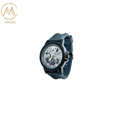 Dial Classic Mens Wrist Watches Luxury Sports Wrist Watches Silicone Band