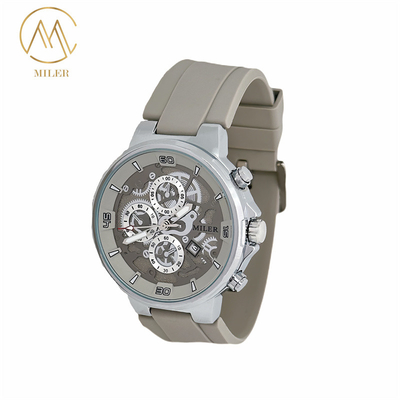 Men And Women's Quartz Wrist Watch with Black and Silver Bezel Option
