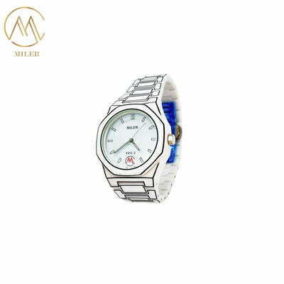 Miler Quartz Women Watch White Dial 30m Waterproof