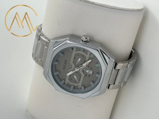 Miler Stainless Steel Quartz Dress Watch 30m Waterproof