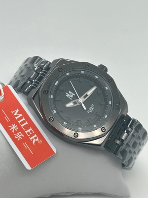 Custom Logo Stainless Steel Dress Watch 30m Waterproof Quartz Movement