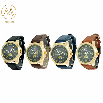Miler Quartz Dress Watch for Women 30ATM Waterproof Golden Dial