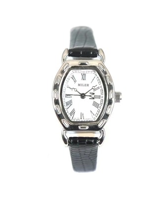 Stainless Steel Quartz Wrist Watch with Deployment Buckle and Tempered Glass for Women