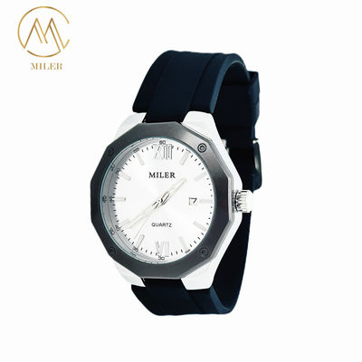 Dress Style Square Case Quartz Watch with Stainless Steel Strap and 30 m Waterproof