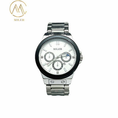 Slim Steel Mesh Band Dress Watch with Roman Numerals and 30 m Waterproof Quartz Movement