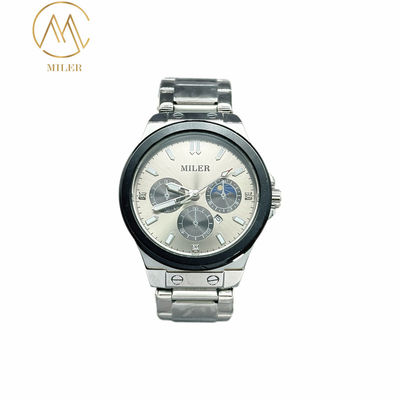 Slim Steel Mesh Band Dress Watch with Roman Numerals and 30 m Waterproof Quartz Movement