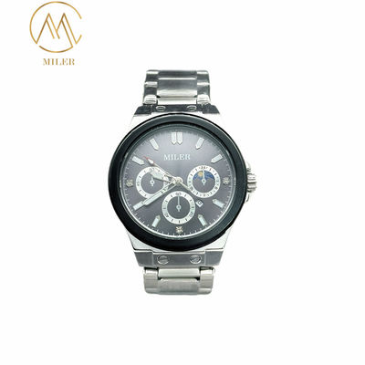 Slim Steel Mesh Band Dress Watch with Roman Numerals and 30 m Waterproof Quartz Movement