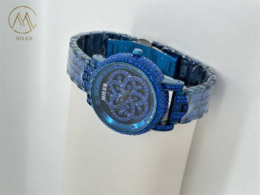 Stainless Steel Quartz Wristwatch with Oval Case White Dial and Buckle Clasp