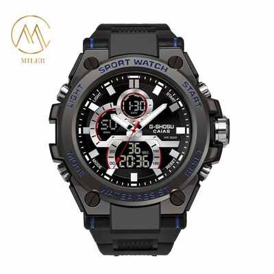 Promotion Gift Watches with Leather Strap Multi-Function Quartz Man Fashion Customization