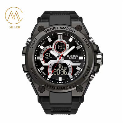 Promotion Gift Watches with Leather Strap Multi-Function Quartz Man Fashion Customization