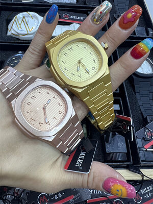 Miler Ml 888-10 Classic Wholesale Gift Light Weight and Genuine Lady Leather Wrist Quartz Watch