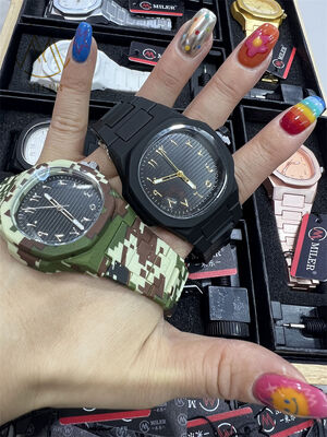 Miler Ml 888-10 Classic Wholesale Gift Light Weight and Genuine Lady Leather Wrist Quartz Watch