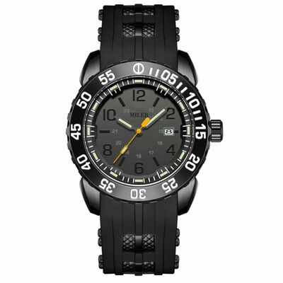 Blue Silicon Strap Watch Featuring Quartz Movement Round Dial Suitable for Office Wear and Outdoor Sports Comfortable