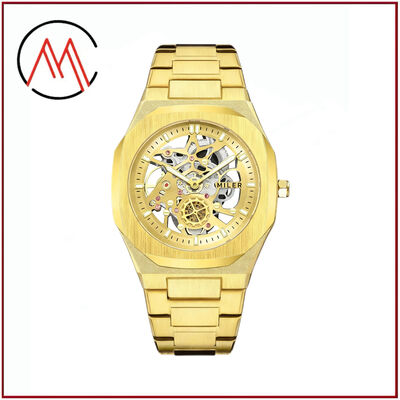 Stainless Steel Strap Watch Including Round Dial Shape and Laser Printing Logo Case Back Designed