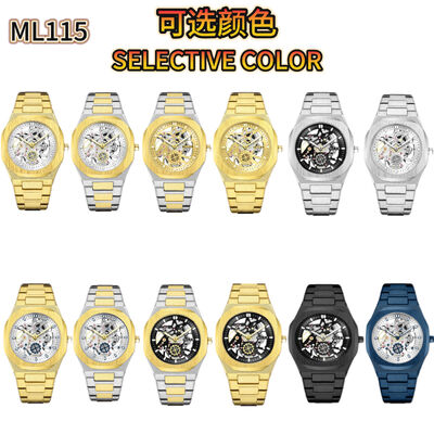 Quartz Wrist Watches Sports Wrist Watch with Secure Hook Buckle