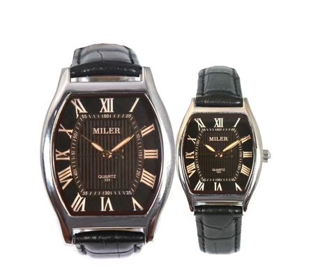 Miler Hot Sale Fashion OEM/ODM Quartz Leather Watch Couple Watch