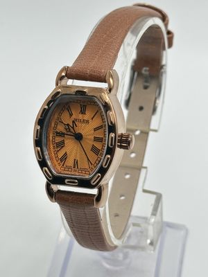 Miler 222 Model  Quartz Leather Strap Watch With Customized Logo