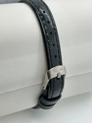 Modern Style Leather Band Quartz Wrist Watch with Water Resistant Feature