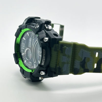 Hot Sale Sports Casual  Green Silicone Smart Digital Quartz Wristwatch