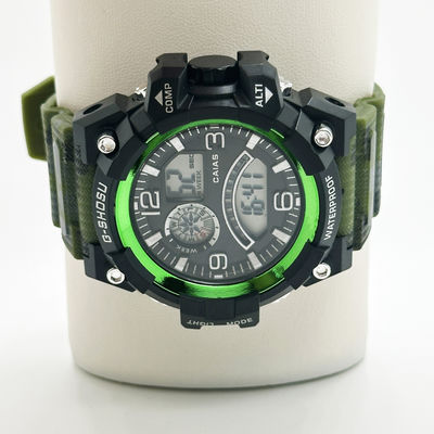 Hot Sale Sports Casual  Green Silicone Smart Digital Quartz Wristwatch