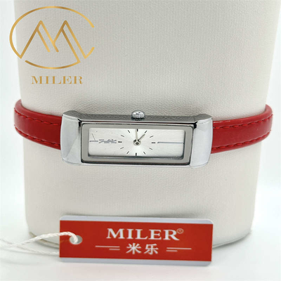 ML-111 ساعت کوارتزی با بند چرم شخصی / ساعت مچ کوارتزی برای سنین 18 تا 45