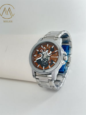 Arabic Dial ساعت زنانه شیشه ی سفیر ضد آب فولاد ضد زنگ